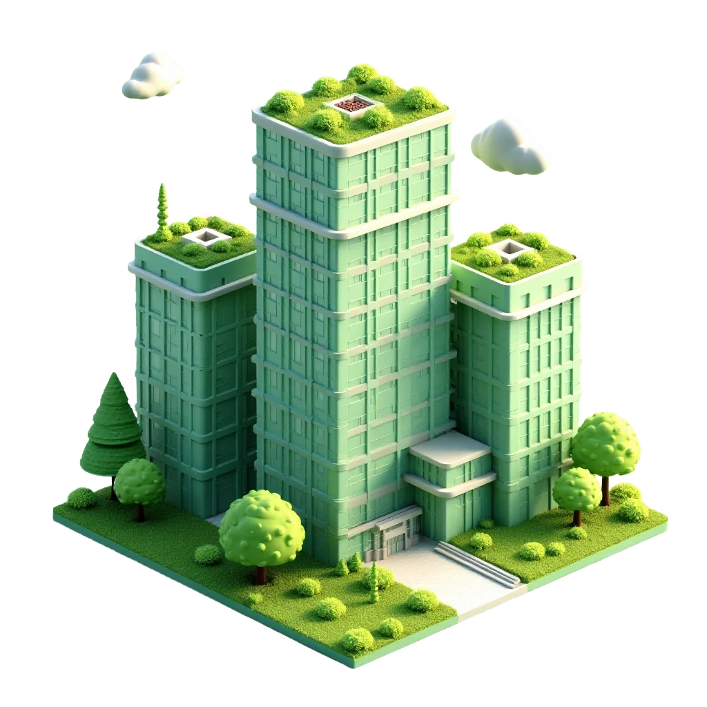 Green City Skyscrapers